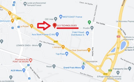 Capture geolocalisation CLST agence St Priest